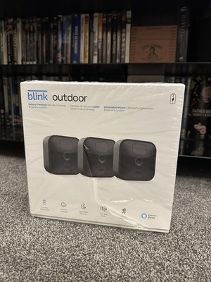 Blink Outdoor Wireless HD Smart Security 3 Kamerasystem Wetterfest NEU