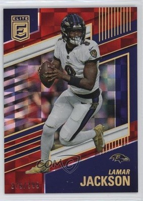 2022 Panini Donruss Elite Red /399 Lamar Jackson #13 1pd2