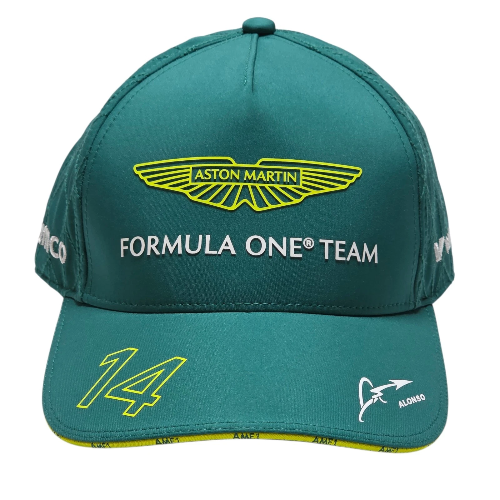New Aston Martin F1 Fernando Alonso #14 Green Racing Hat Cap Adjustable