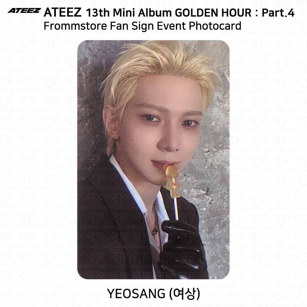 ATEEZ 13th Mini Album Golden Hour Part.4 FrommStore FanSign