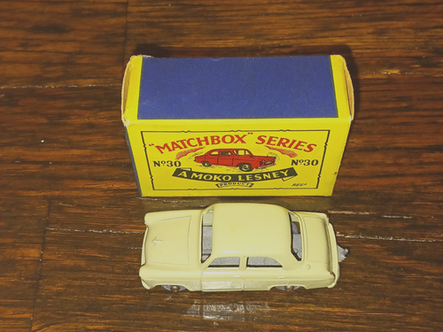 GORGEOUS!! 1956 Matchbox Moko Lesney 30A Ford Prefect GPW MINT In Original Box!! - Picture 4 of 17