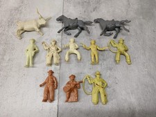 Vintage Lot 1950s Marx Vinyl 2.5" Roy Rogers/Dale Evens/Etc. Character Figures