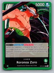 Roronoa Zoro OP12-020 Leader Legacy of the Master