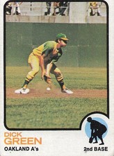 1973 Topps - Dick Green #456, VG-EX