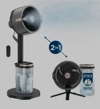 Shark - FlexBreeze Pro Mist - Indoor & Outdoor Fan with Misting System, Corde...