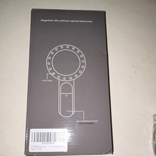 30x Handheld Magnifying Glass with Light, 18 LED, Portable, Backlit