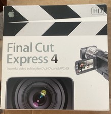 Apple Final Cut Express 4 HD Video Editing Software Used