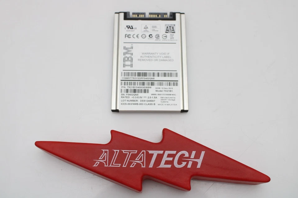 IBM 49Y6125 400GB 1.8" Enterprise mlc SSD Foto 2 de 4