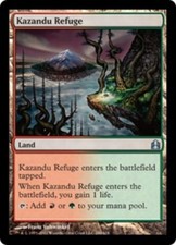 1x Near Mint, English Kazandu Refuge - Commander