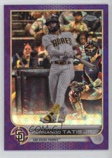 2022 Chrome Logofractor Edition Purple Refractor 140/250 Fernando Tatis Jr 02wb
