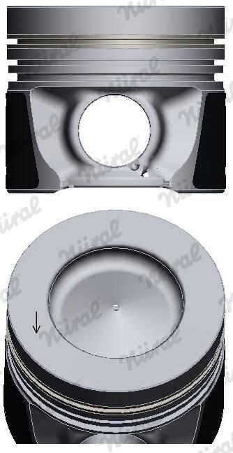 Piston 80mm NÜRAL 87-432907-00 pour 1.6 TDI CAYB CAYC