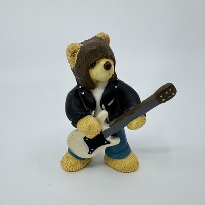2005 Toxic Teddies The Ramones Figurine Guitar Playing Bear [Loose, Replacement]
