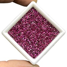 100 Stück Natürliche Rubin 1.4mm Rund Schliff Rich Red Lose Edelsteine Wholesale