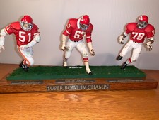 Custom McFarlane NFL football Kansas CIty Chiefs SB IV linebackers Lanier Bell
