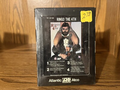Ringo Starr Ringo The 4th 8-track Tape SEALED! Atlantic TP 19108 The Beatles