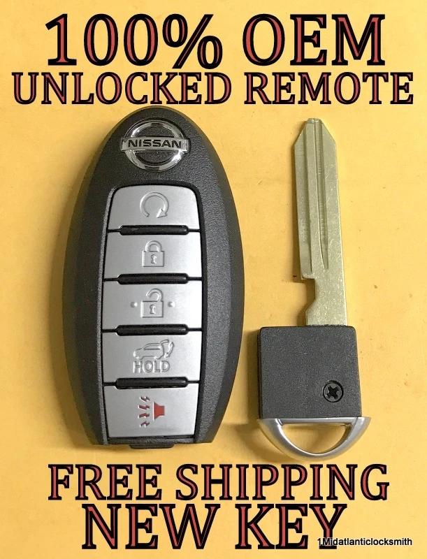 OEM 2016 2017 2018 NISSAN PATHFINDER REMOTE START KEY FOB
