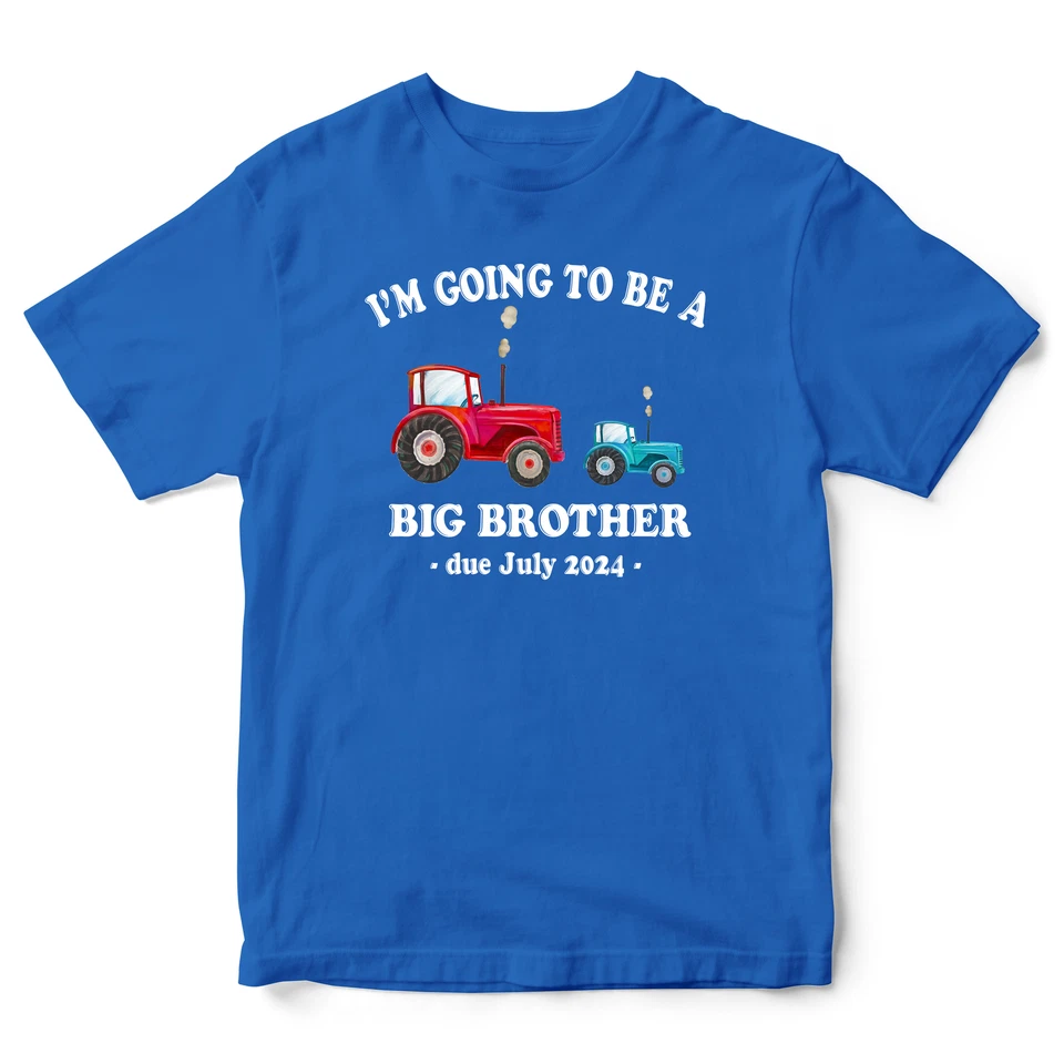 I'm Going To Be A Big Brother T Shirt shirt Baby Announcement Boy Top New Fam... - Image 3 of 4