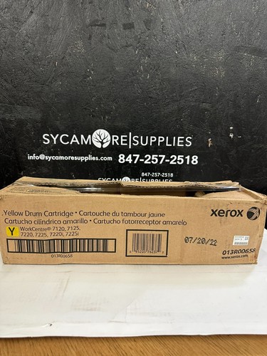 Genuine Xerox 013R00658 - Yellow Drum Cartridge - Damage Box - Picture 2 of 4