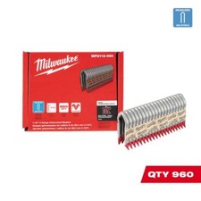 9-Gauge Galvanized Staples M18 FUEL 1-1/2 in. Utility Fencing Stapler (960 Box)