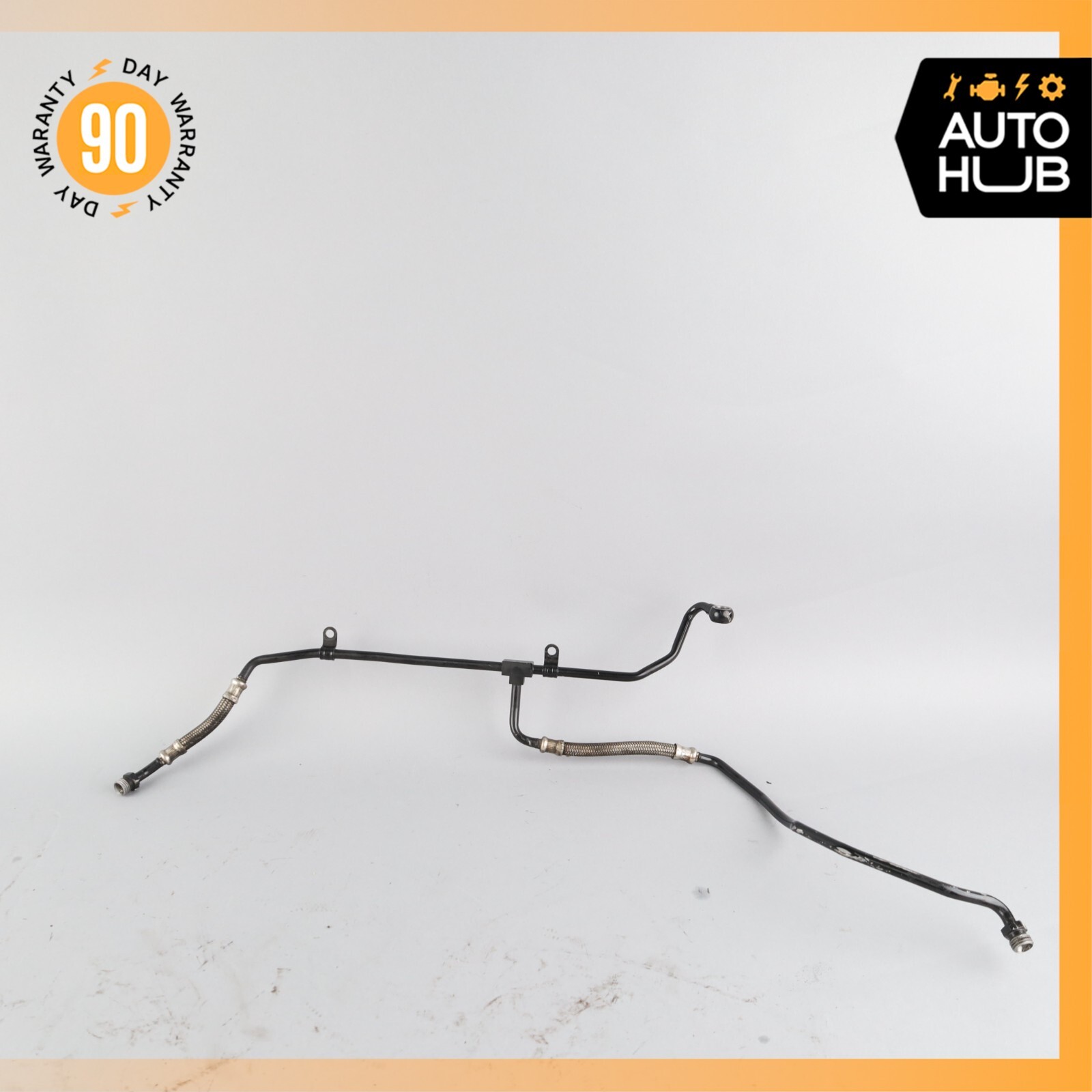 03-18 Bentley Continental GT Flying Spur Engine Turbocharger Oil Line OEM 53k