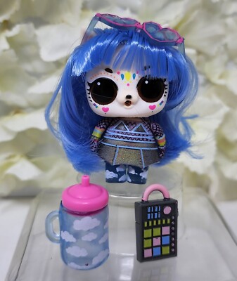 MGA LOL Surprise Crew Remix pet Dog Ruff Raver Blue Hair