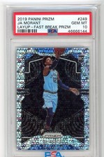 Ja Morant 2019 Panini Prizm Layup Rookie Fast Break Prizm Memphis Grizzlies RC