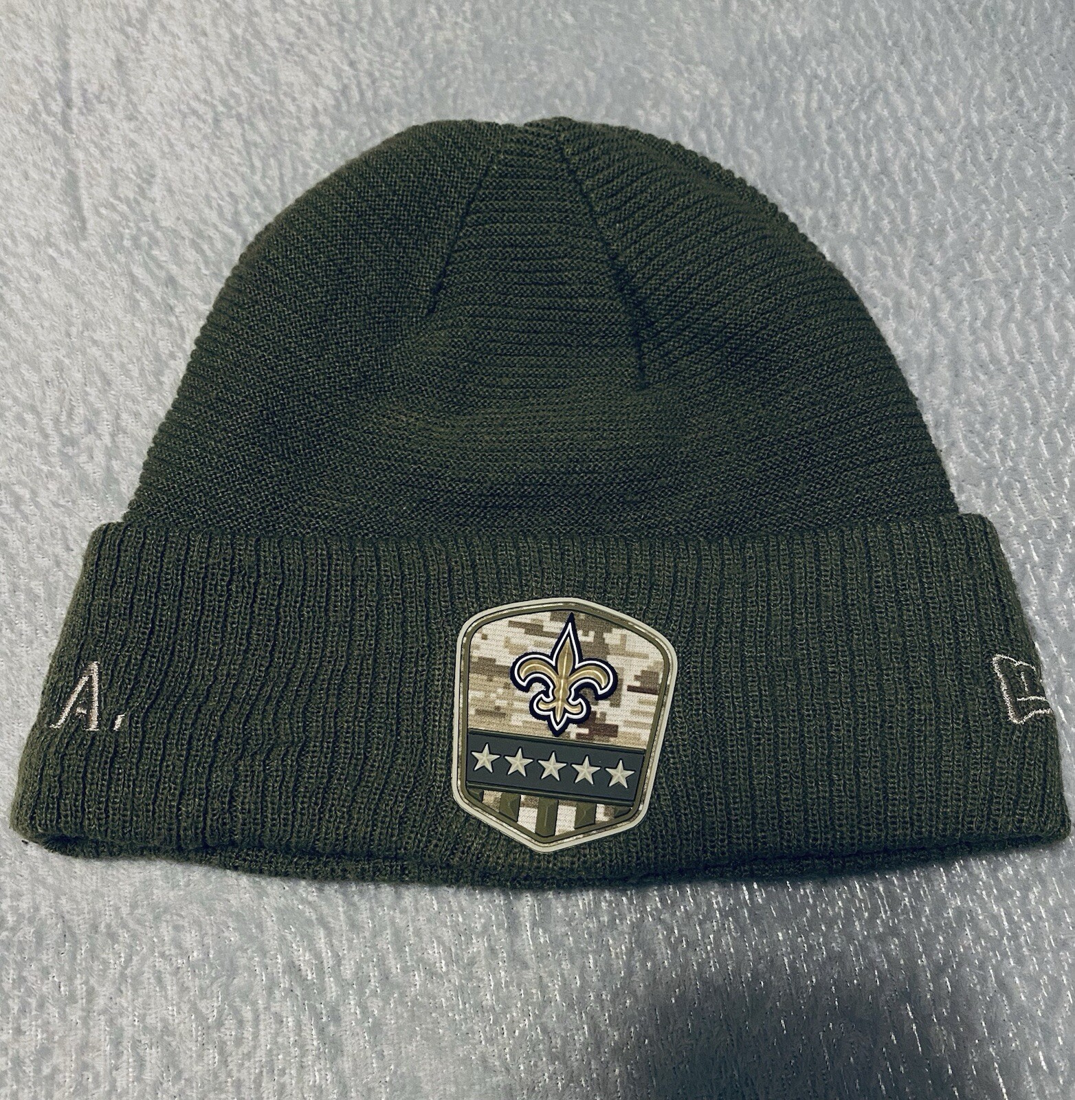 New Orleans Saints NFL Team Khaki USA Style New Era Beanie