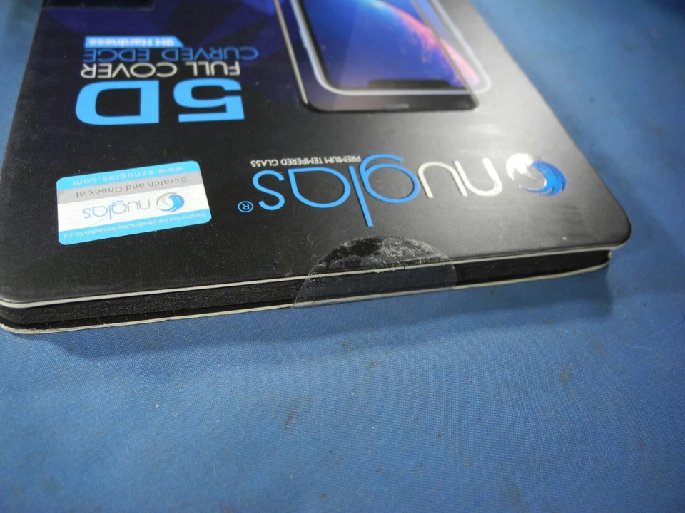 Nuglas Apple iPhone X Curved Edge 5D Full Cover Screen Protector Tempered Glass - Image 4 of 4