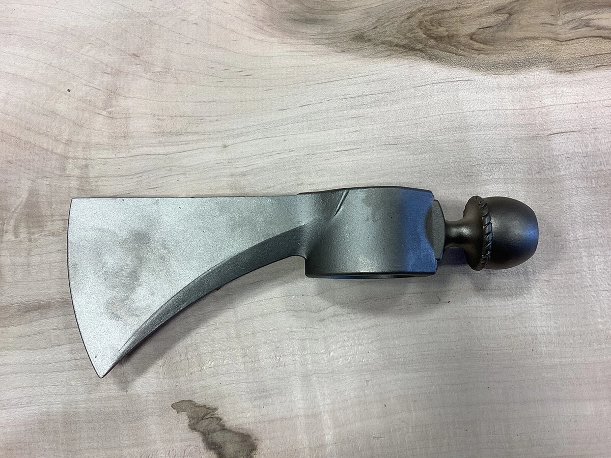 DRILLED" CAST IRON STAINLESS STEEL TOMAHAWK HEAD II MADE IN THE USA  TEAR-DROP | eBay