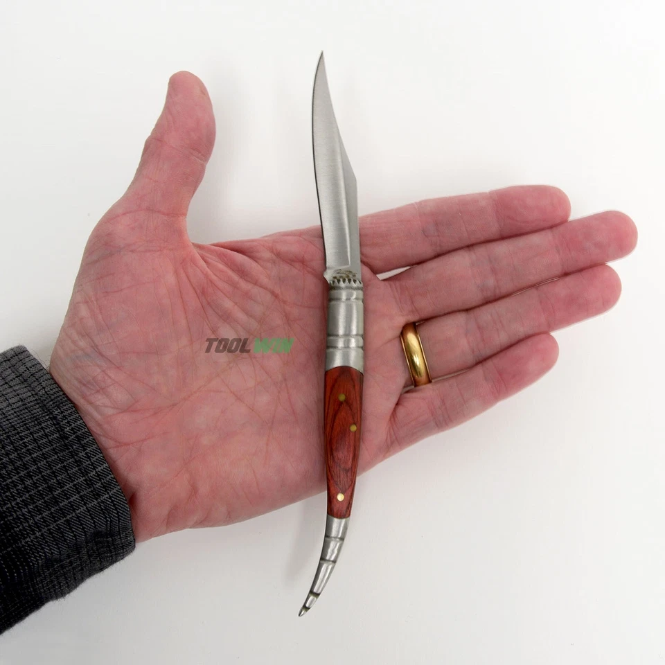 Spanish Toothpick 4" Folding Pocket Wood Handle Paring Fruit Knife NEW - Image 3 of 4