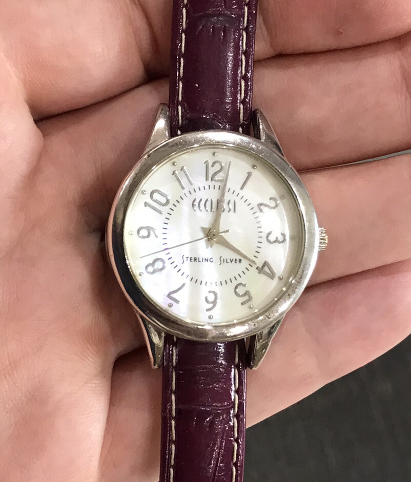 Vintage Sterling Silver 925 Ecclissi 23183 Watch Genuine Vintage Sterling Silver 925 Ecclissi 23183 Watch Genuine