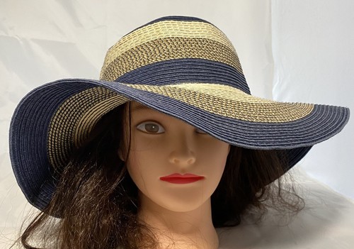 Wide Brim Paper Braid Floppy 