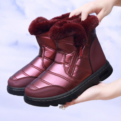 Plus Size Women's Winter Boots Size Wide Ankle Winter Boots