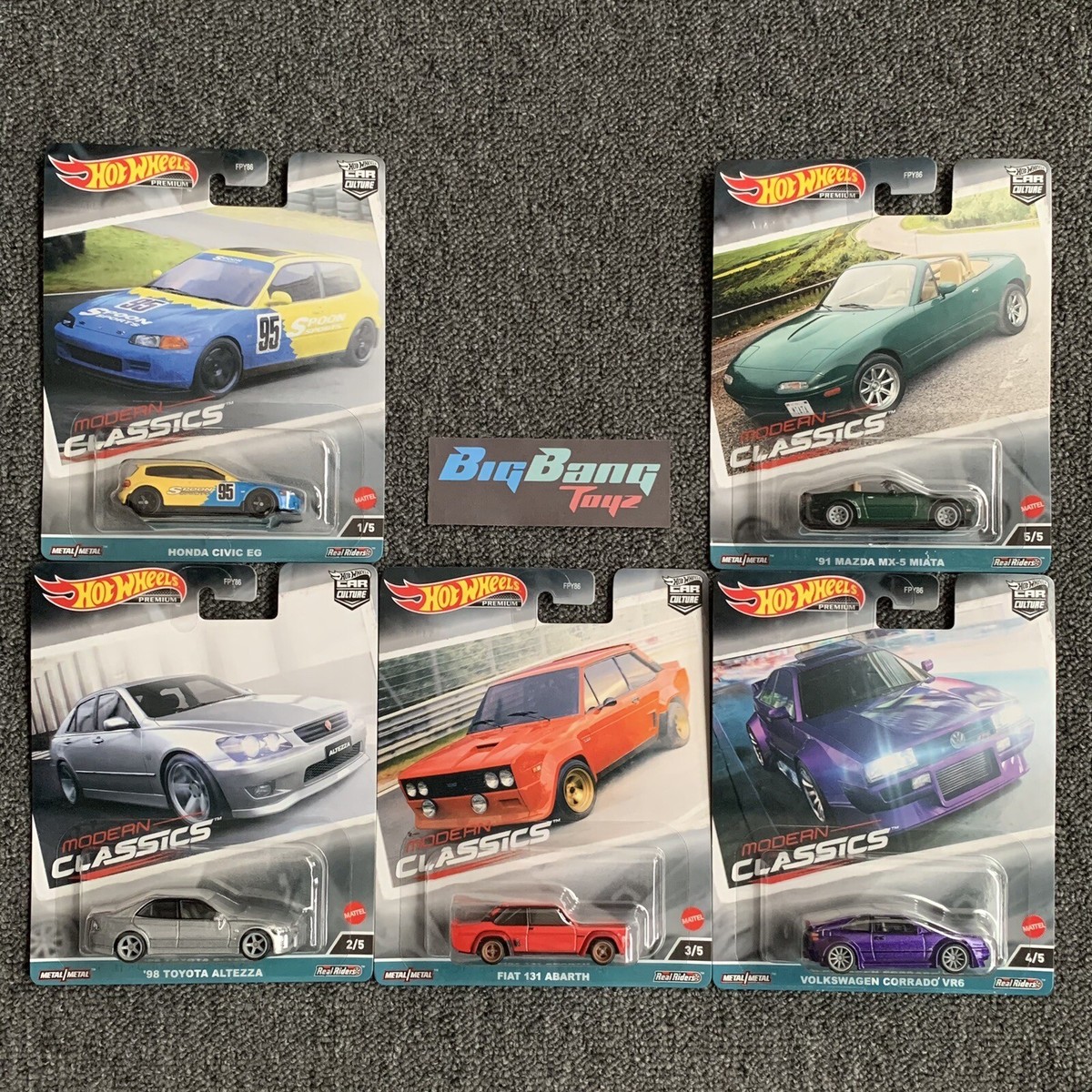 Hot Wheels モダンクラシックス 5台セット Hot Wheels モダンクラシックス 5台セット Hot Wheels Modern