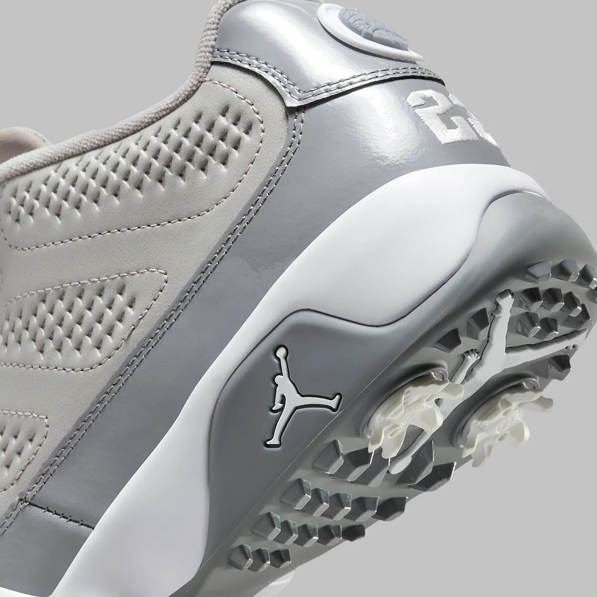 Nike Air Jordan 9 G Cool Grey White Mens Golf Shoes FJ5934