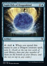 MTG Baldur's Gate C Lapis Orb of Dragonkind #082 PLAYSET 4x x4