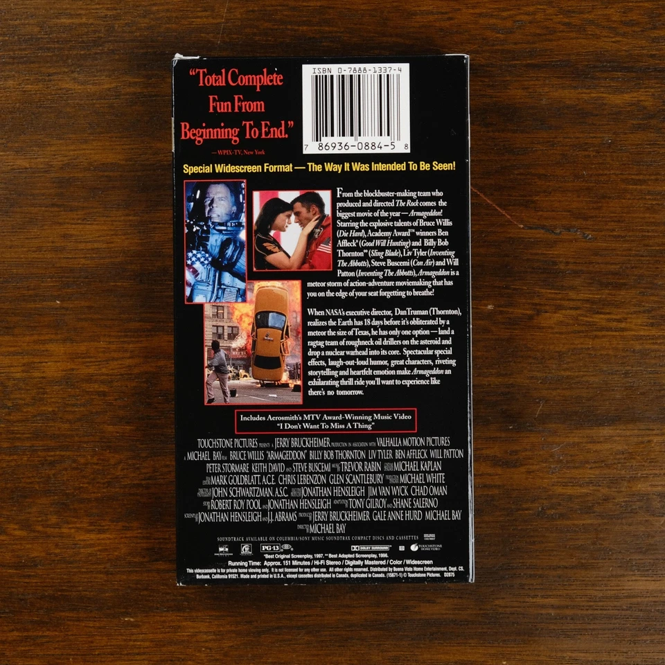 Aermageddon (1996) - VHS Action SciFi - Widescreen Bruce Willis GREAT CONDITION - Image 3 of 4