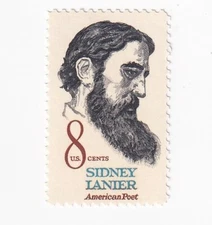 STAMP US SCOTT 1446 "Sidney Lanier" 8 CENT 1972 MNG
