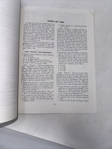 Menge 5 Vintage Drehflügler Hubschrauber Flug Bedienungsanleitungen & Testanleitungen - Bild 16 von 24