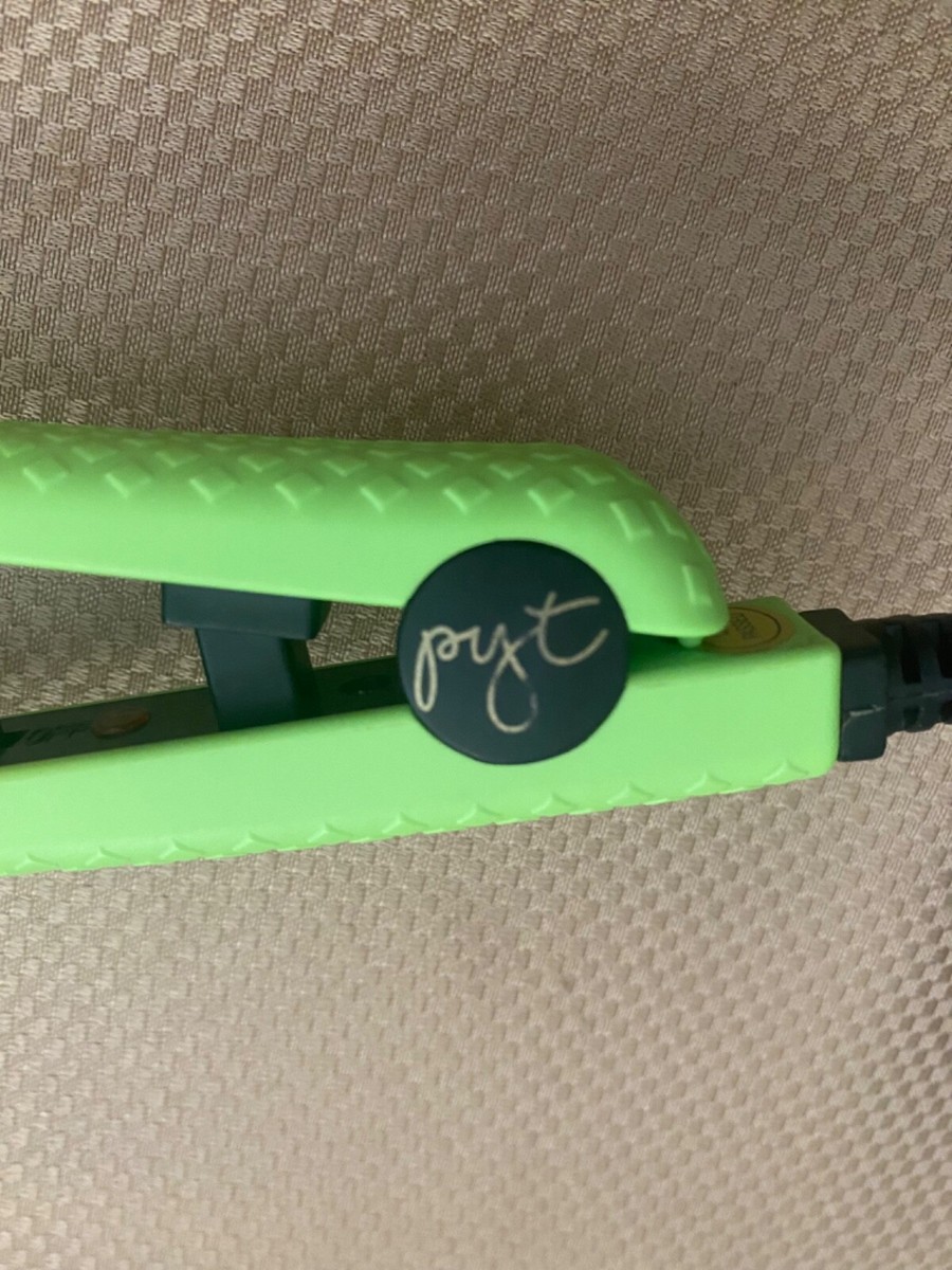 PYT Flat Iron miniature travel neon green | eBay display picture 1