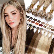 Micro Ring Beads Tip Easy Loop Remy Russian Human Hair Extensions Full Head 200s