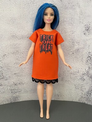 Nightshirt Pajamas handmade for Curvy Fashion Doll Clothes TKCT  Halloween