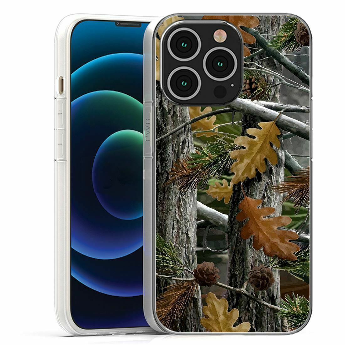 For Apple IPhone 13 Pro Max Mini TPU Case Cover+Glass(Hunter Camo)