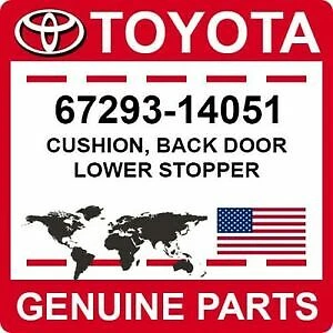 Toyota Supra 1993-1998 JDM JZA80 Genuine Back Door Lower Stopper Cushion Set - Image 3 of 3