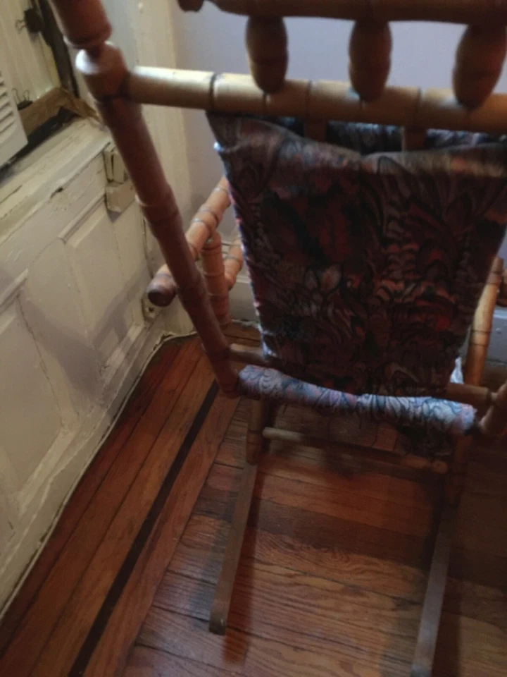Mecedora de carrete vintage - solo para recogida Foto 4 de 4