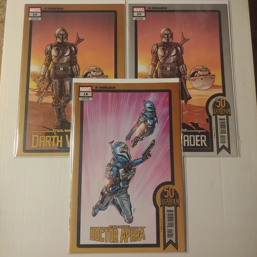 STAR WARS DARTH VADER #20 NM 1ST 2ND PRINT SET & DR APRHA #19 2022 MARVEL COMIC
