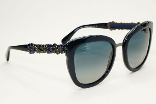 Chanel Sunglasses Polarised Dark Blue Gunmetal Gradient 5356 c.1462/K4 030824 - Picture 9 of 12