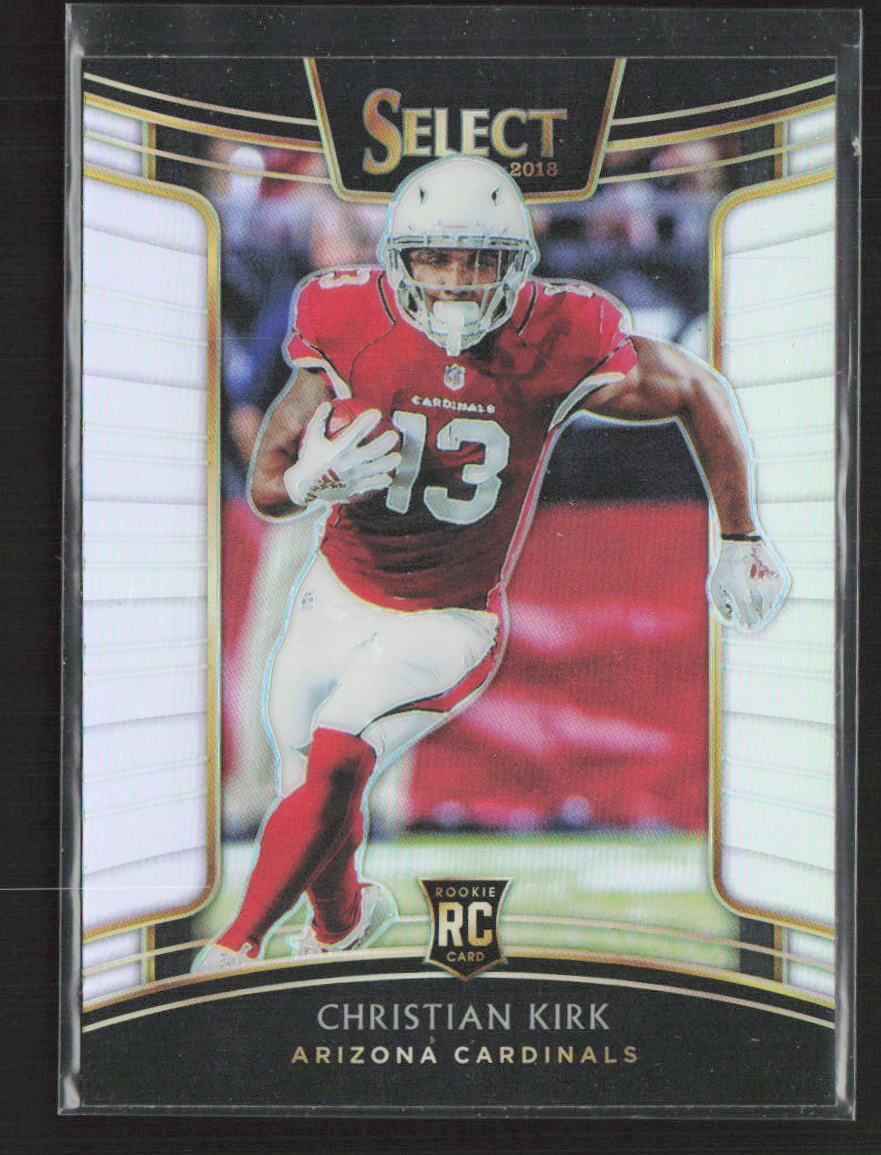 2018 Panini Select #65 Christian Kirk Concourse Silver Prizm RC