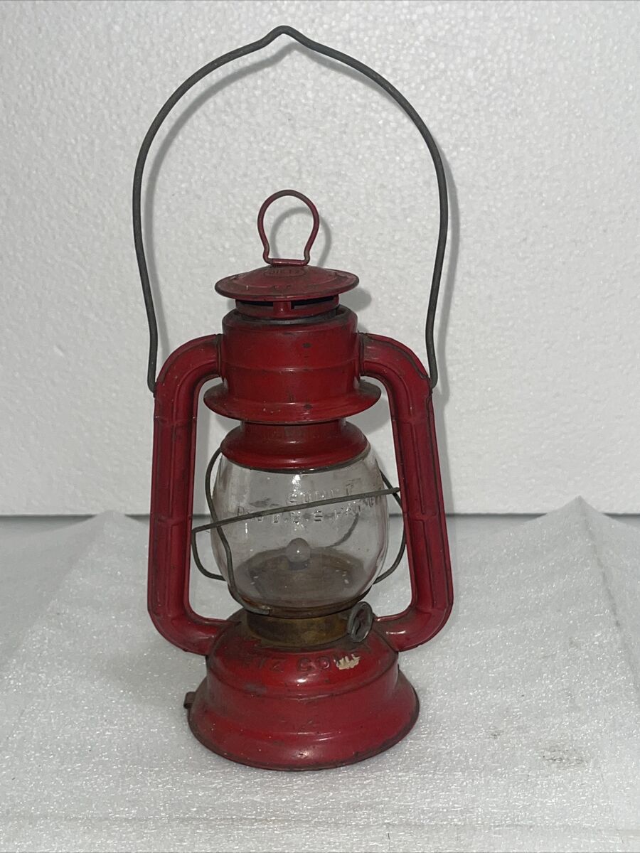 Vintage Dietz Comet Kerosene Lantern RED 8.5 Vintage Dietz Comet Kerosene Lantern RED 8.5