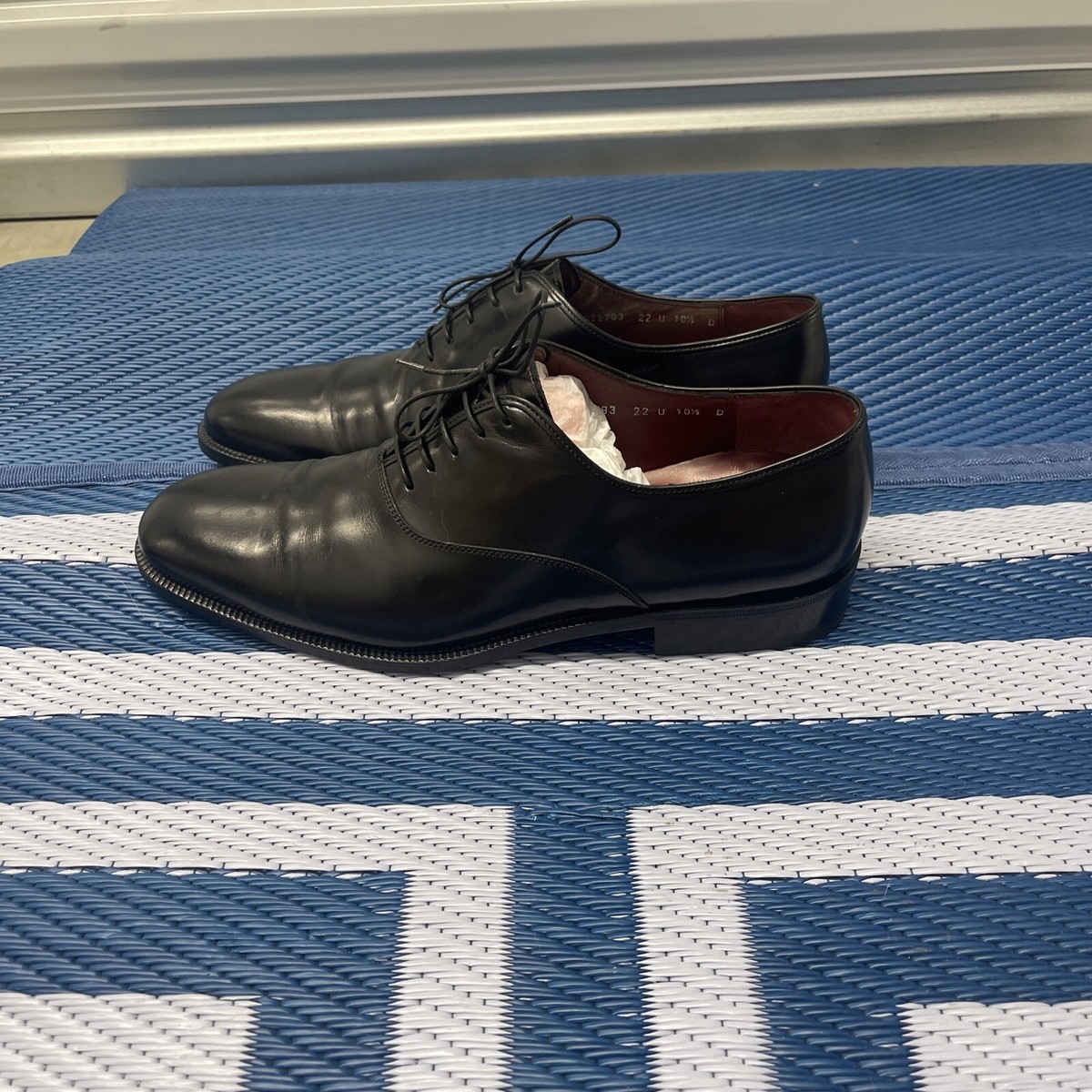Ferragamo Men’s 10.5 Black Plain toe Wedding Shoes. my cost: $1,850.00 Tramezza plain toe Oxford - Men | Ferragamo main image 2